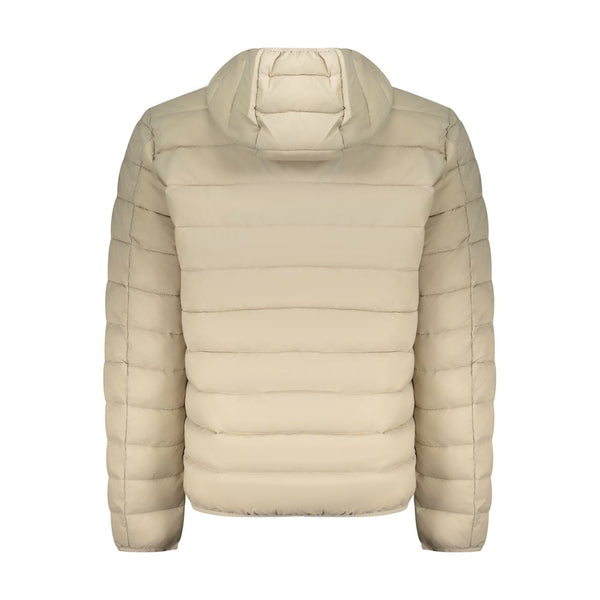 Beige Polyamide Men Jacket