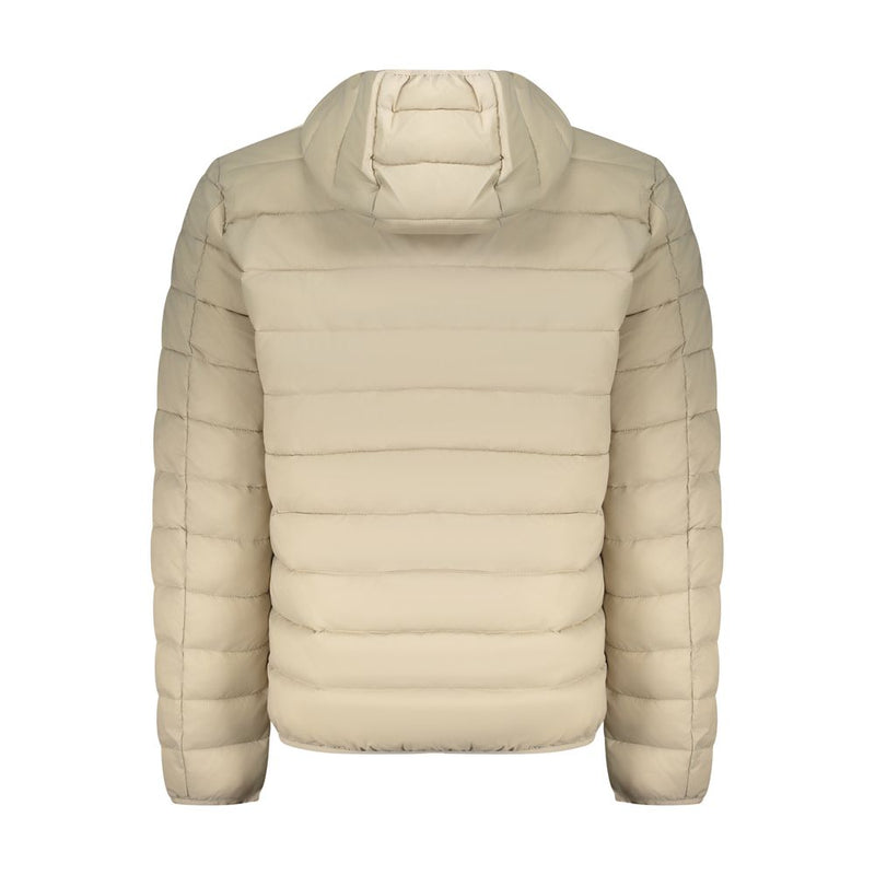 Beige Polyamide Men Jacket