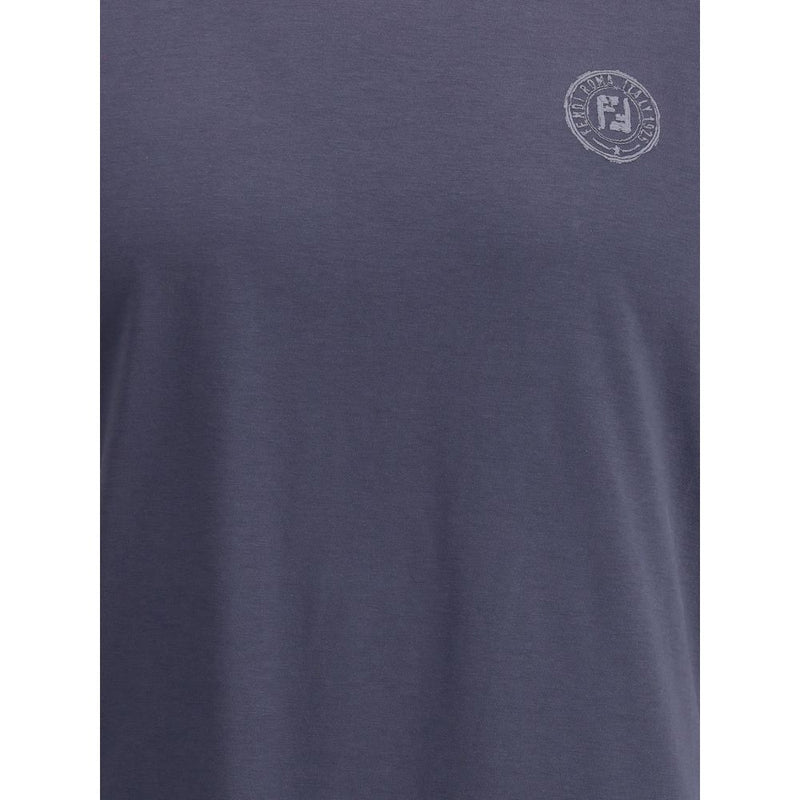 Blue Cotton T-Shirt