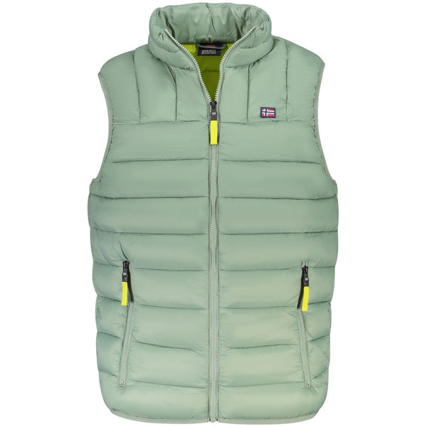 Green Polyamide Men Jacket