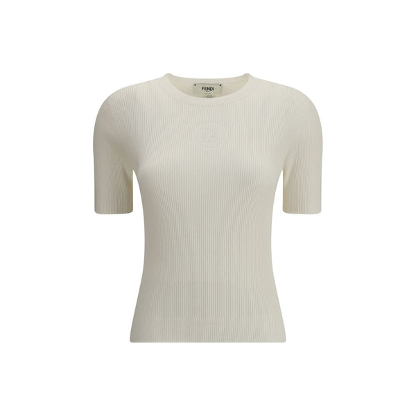 White Silk T-Shirt