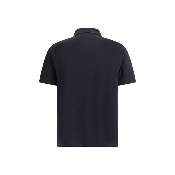 Black Cotton Polo Shirt