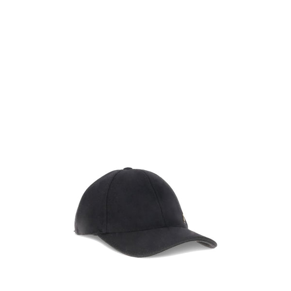 Black Wool Cap (Baseball Hat)