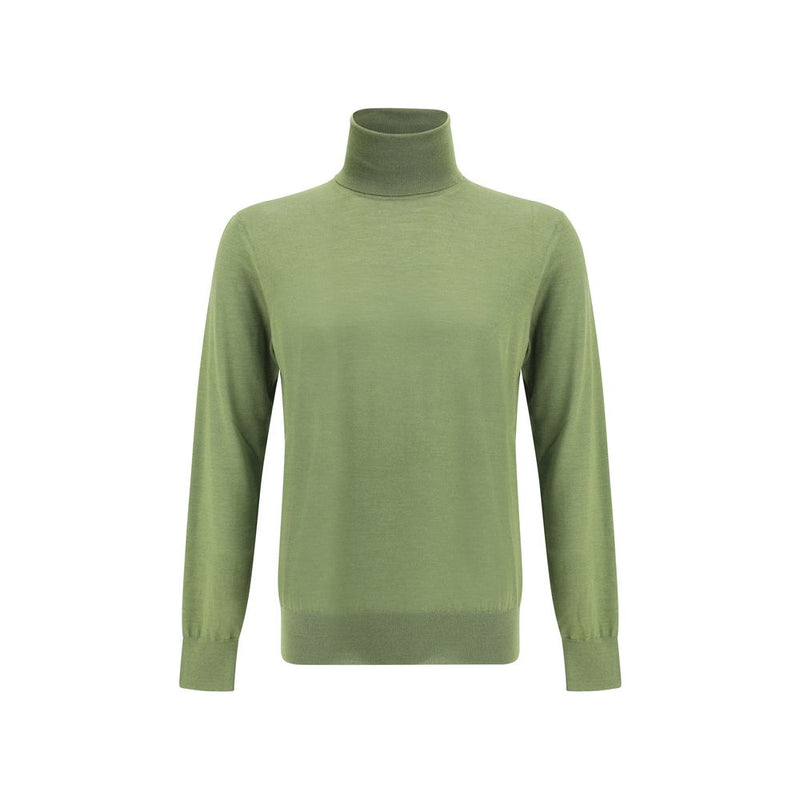 Green Wool Turtleneck