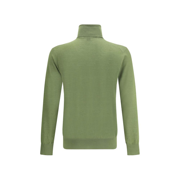 Green Wool Turtleneck