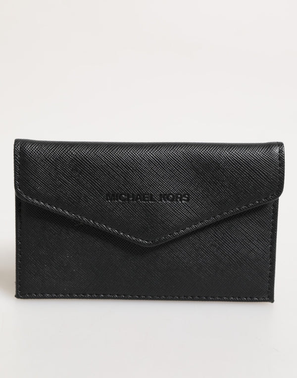 Black Saffiano Leather Envelope Holder Men's Accessory Wallet
