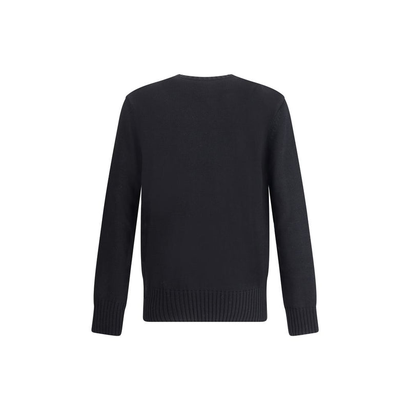 Black Cotton Sweatshirt