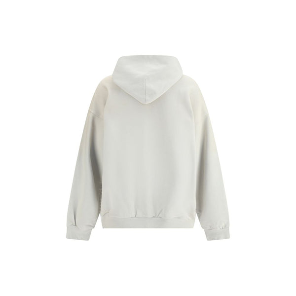 White Cotton Sweatshirt