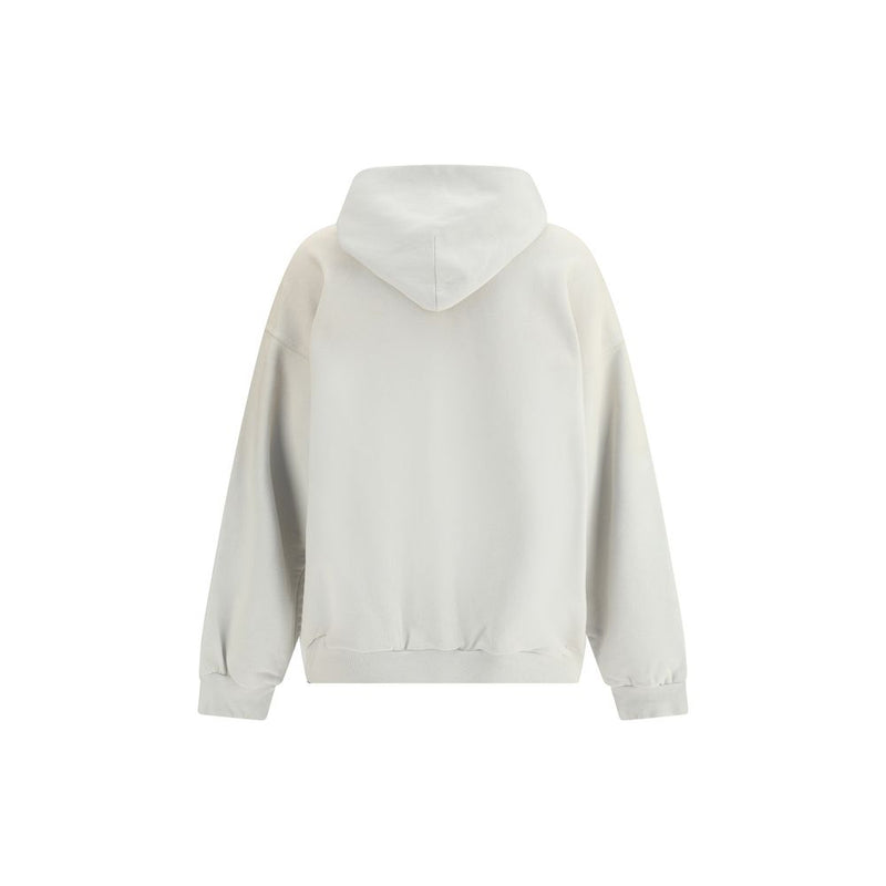 White Cotton Sweatshirt
