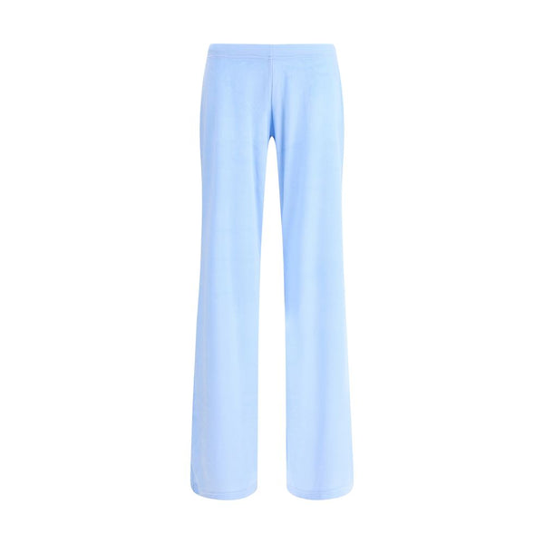 Light Blue Triacetate Casual Pants