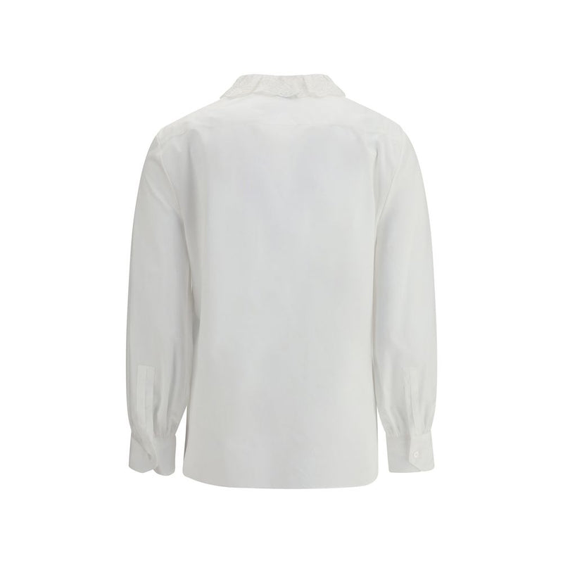 White Cotton Dress Shirt