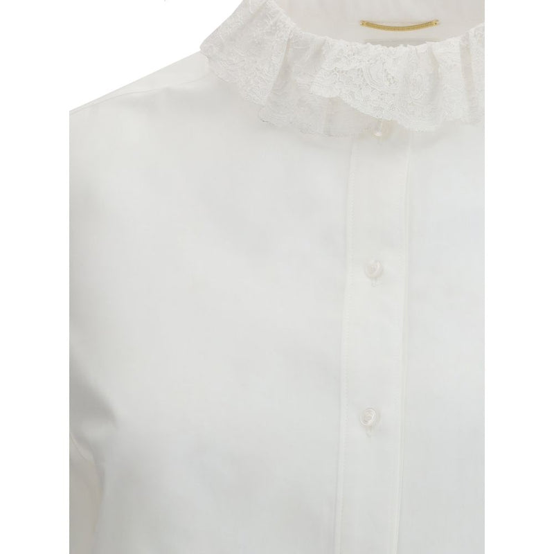 White Cotton Dress Shirt