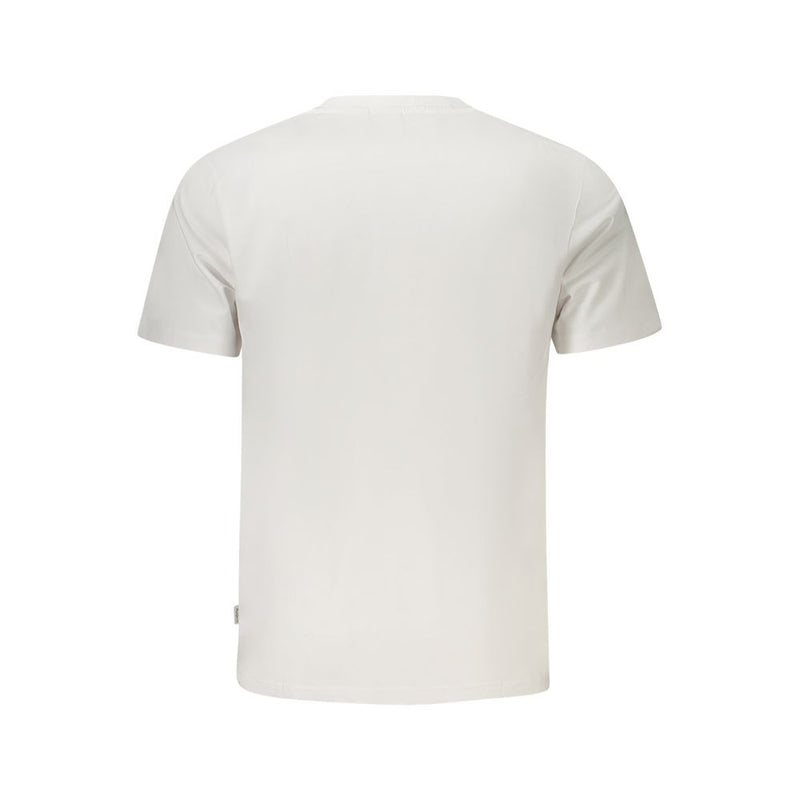 White Cotton Men T-Shirt