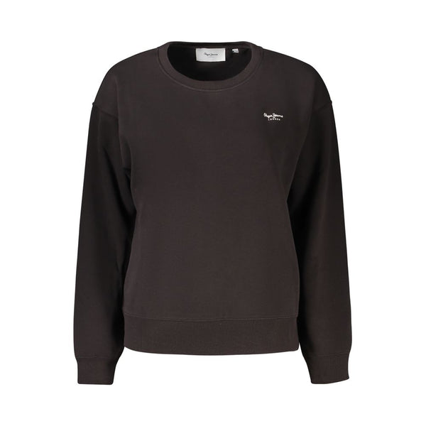 Black Cotton Women Sweater