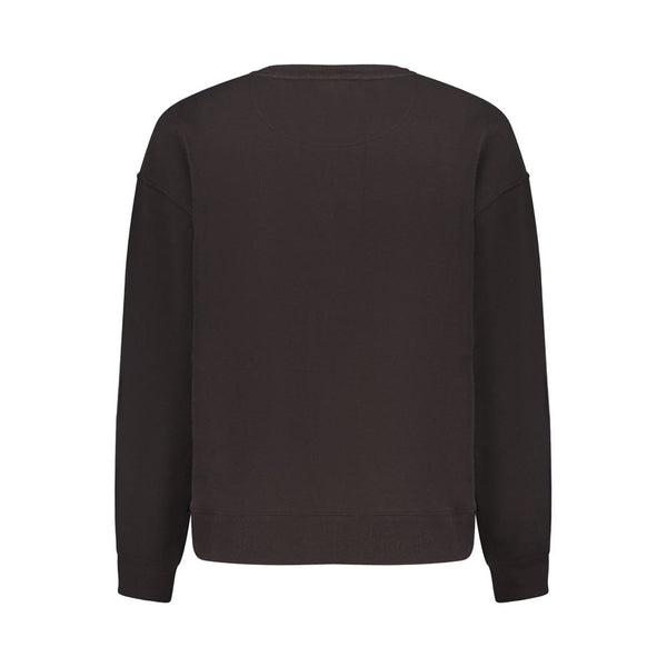 Black Cotton Women Sweater