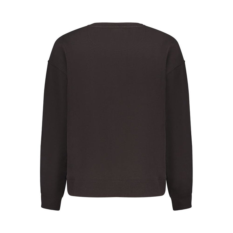 Black Cotton Women Sweater
