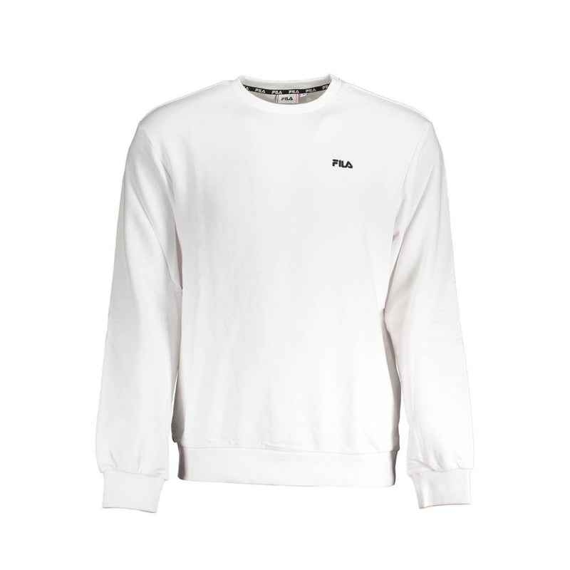 White Cotton Men Sweater