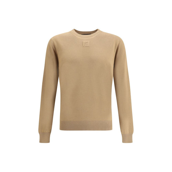 Beige Fleece Wool Sweatshirt