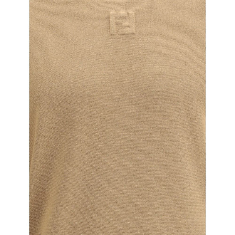 Beige Fleece Wool Sweatshirt