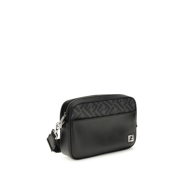 Black Leather Shoulder Bag