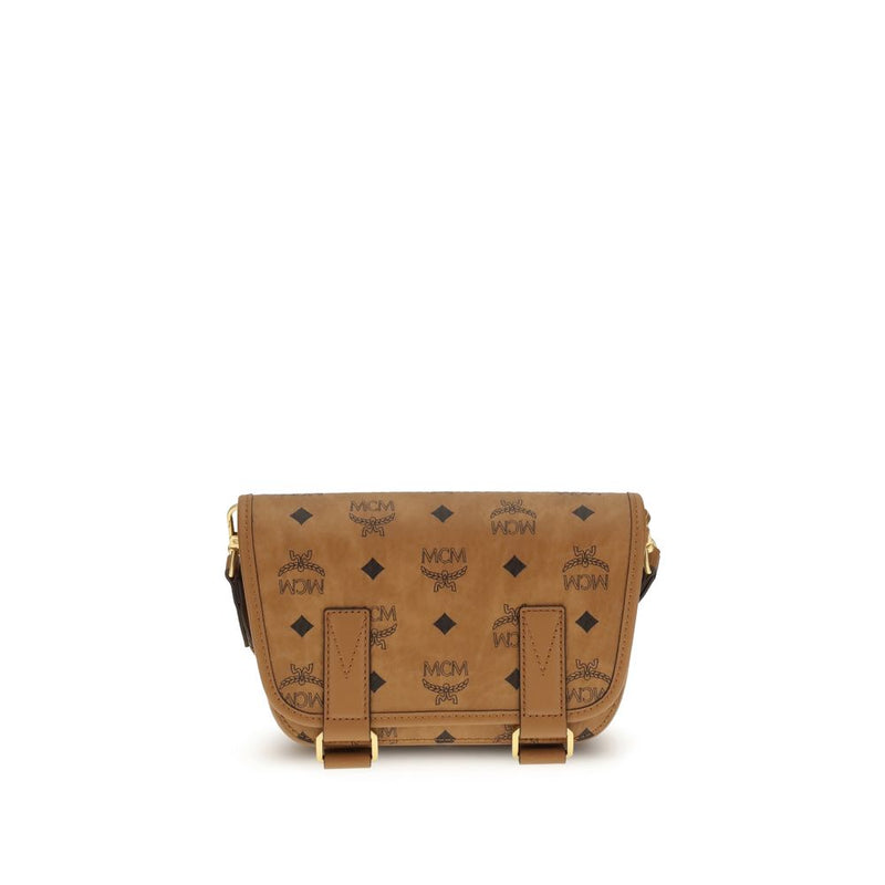 Brown Fabric Shoulder Bag