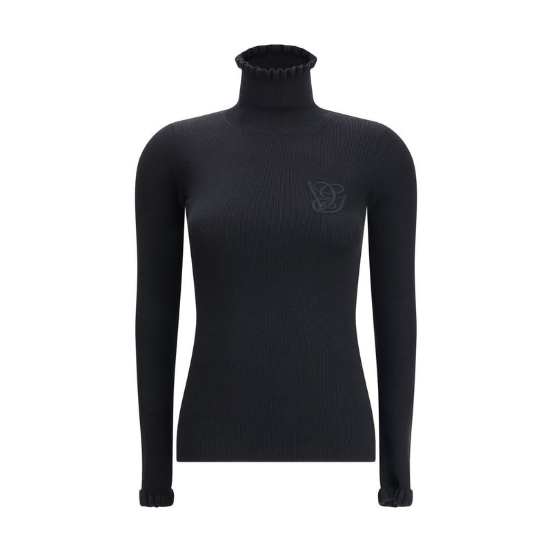 Black Fleece Wool Sweatshirt