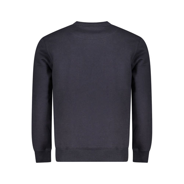 Blue Cotton Men Sweater