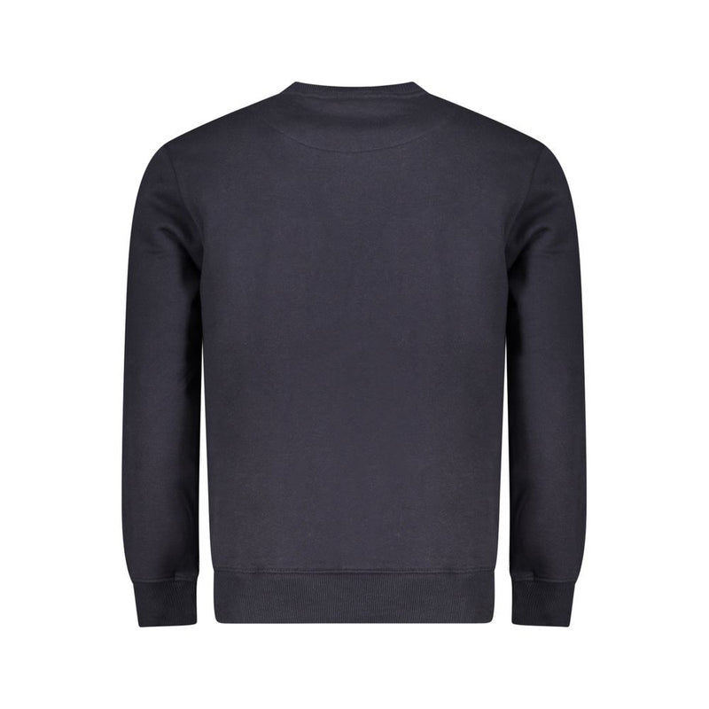 Blue Cotton Men Sweater