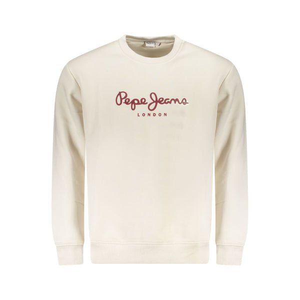 White Cotton Men Sweater