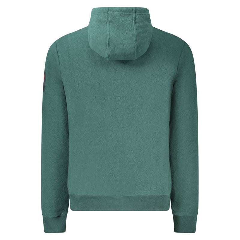Green Polyester Men Sweater