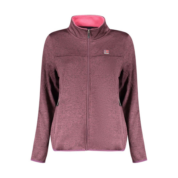 Purple Polyester Sweatshirt
