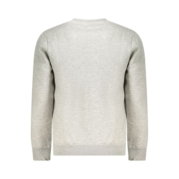 Gray Cotton Men Sweater