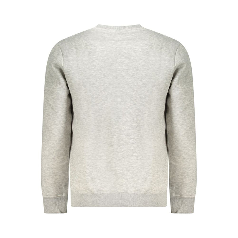 Gray Cotton Men Sweater