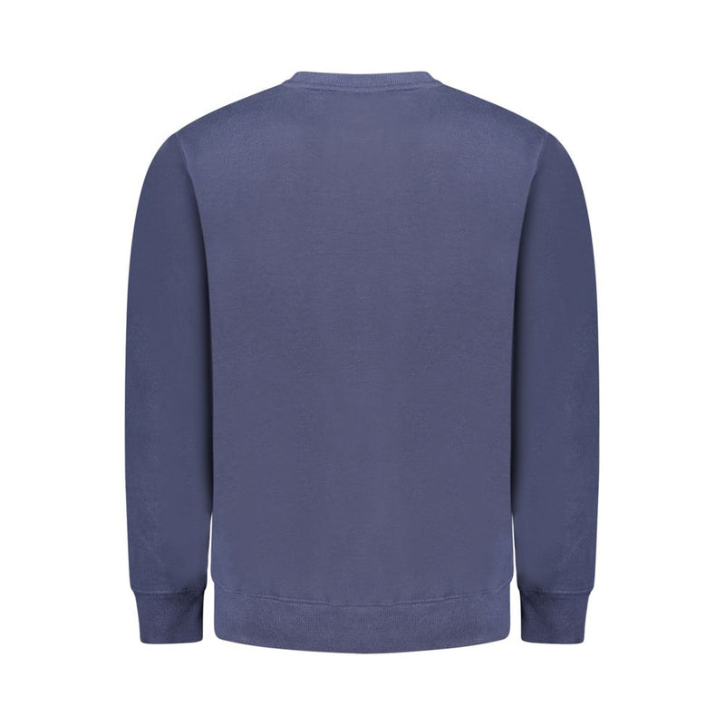 Blue Cotton Men Sweater
