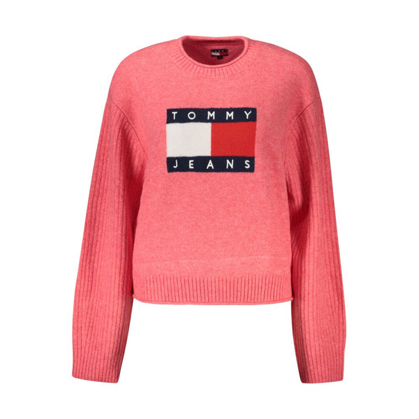 Pink Wool Women Sweater