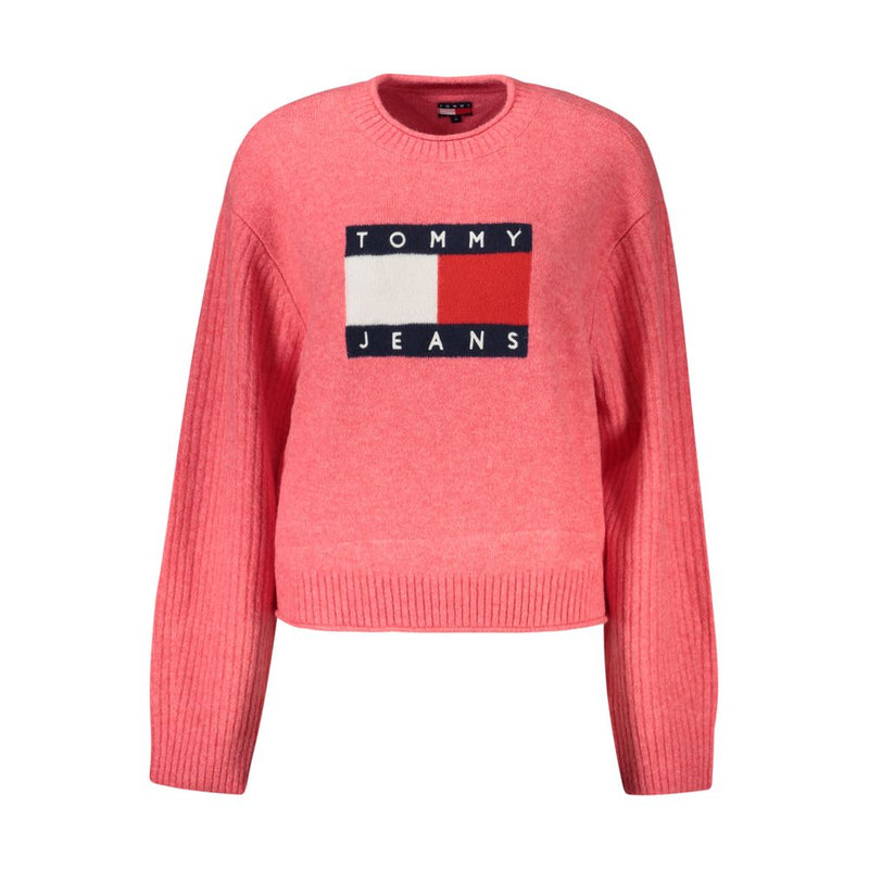 Pink Wool Women Sweater