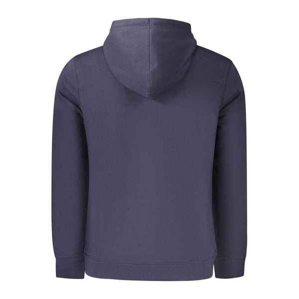 Blue Cotton Men Sweater