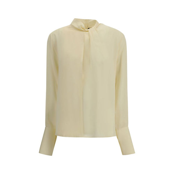 Cream Silk Blouse