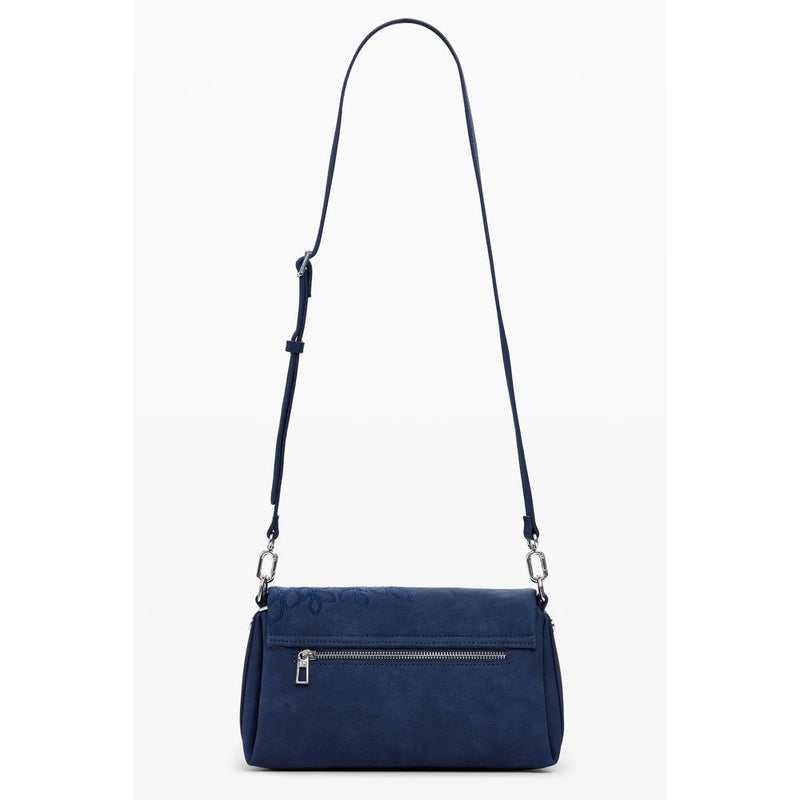 Blue Polyethylene Women Handbag