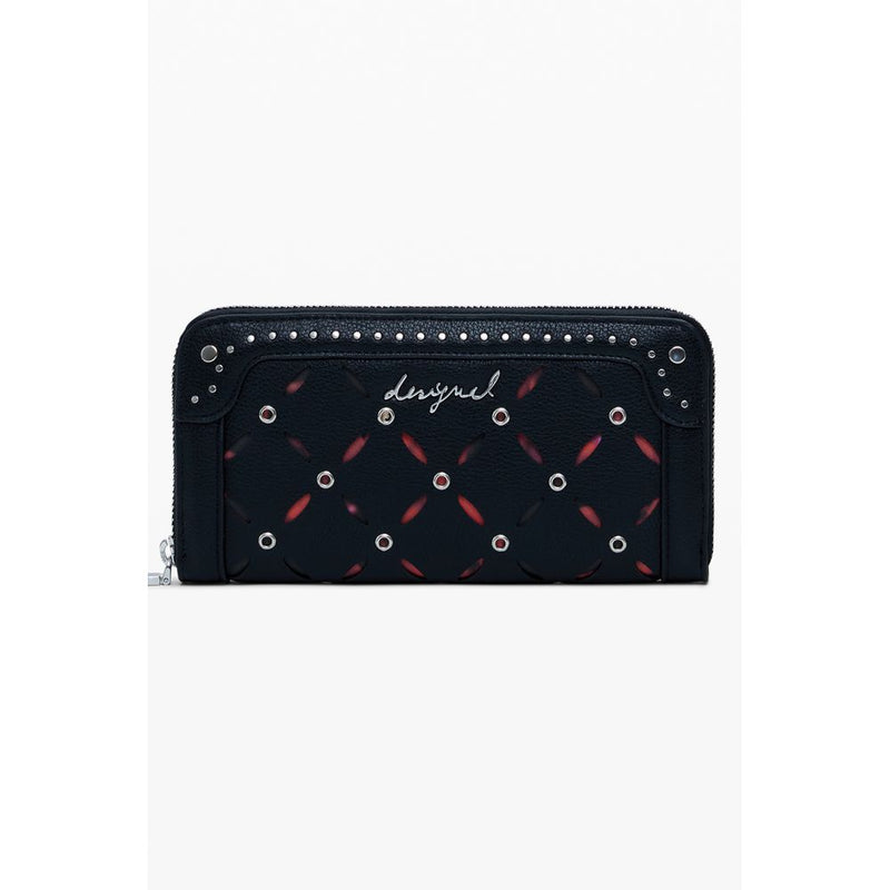 Black Polyethylene Women Wallet
