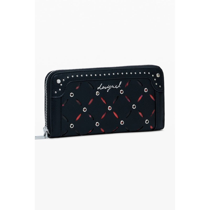 Black Polyethylene Women Wallet
