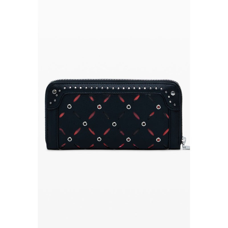 Black Polyethylene Women Wallet