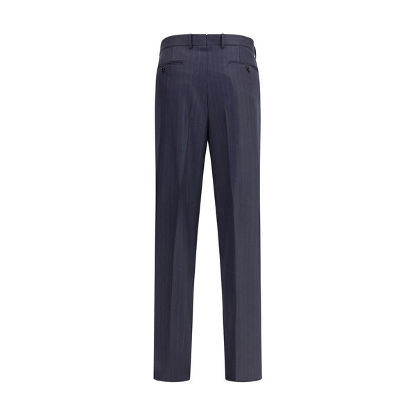 Blue Wool Dress Pants