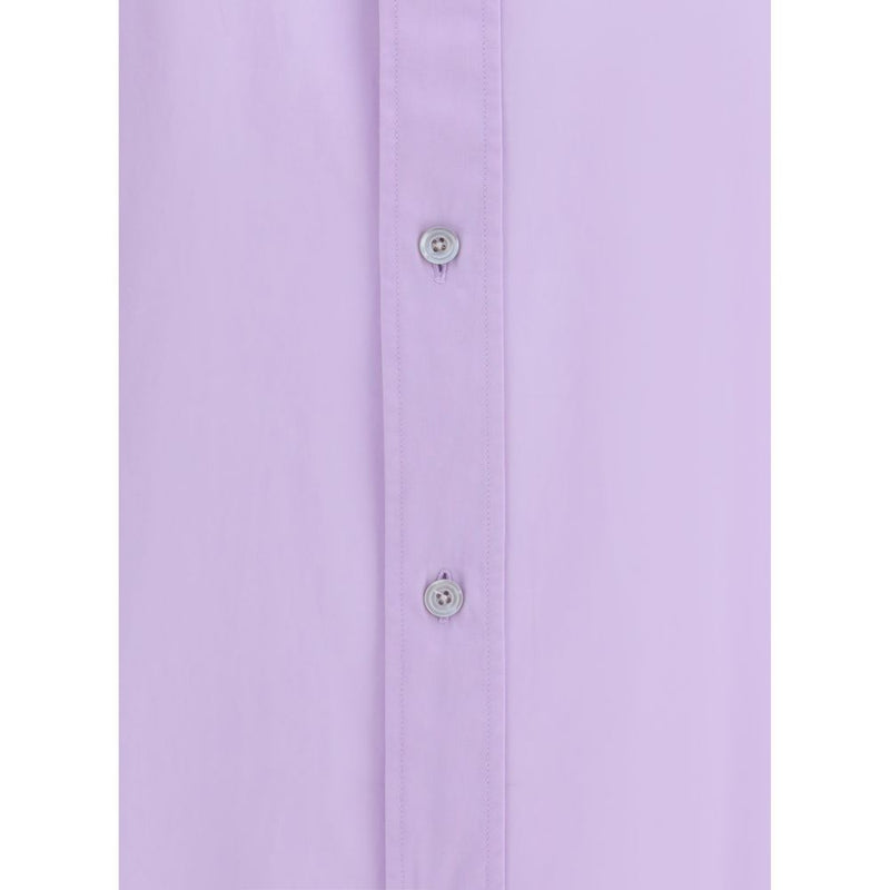 Purple Cotton Dress Shirt