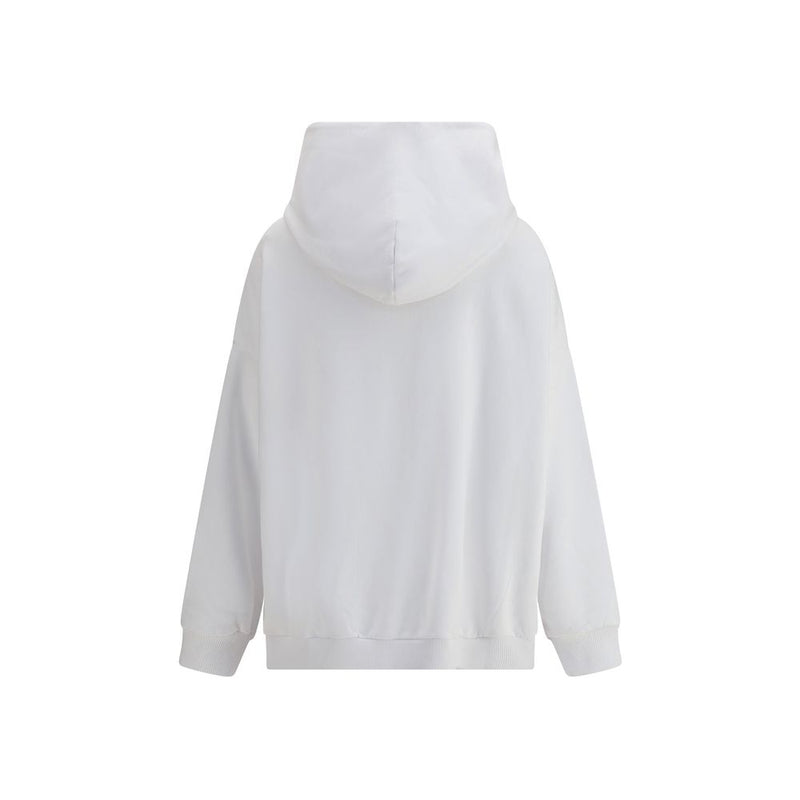 White Cotton Sweatshirt