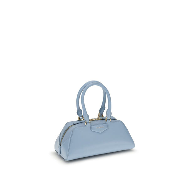 Light Blue Calf Leather Bos Taurus Handbag