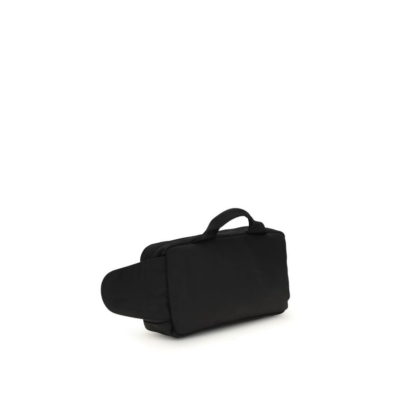 Black Polyamide Shoulder Bag