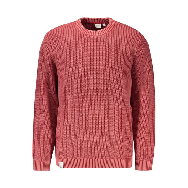 Red Cotton Men Sweater