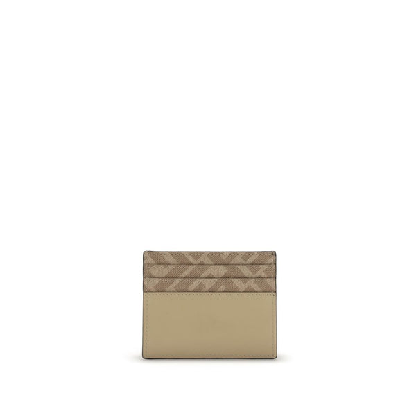 Beige Calf Leather Bos Taurus Wallet