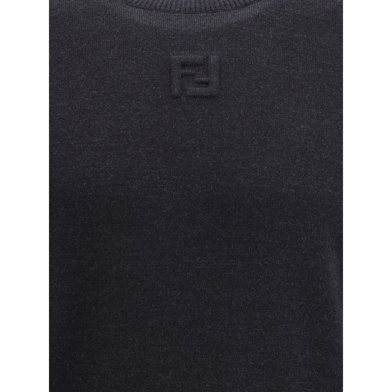 Black Fleece Wool Sweatshirt